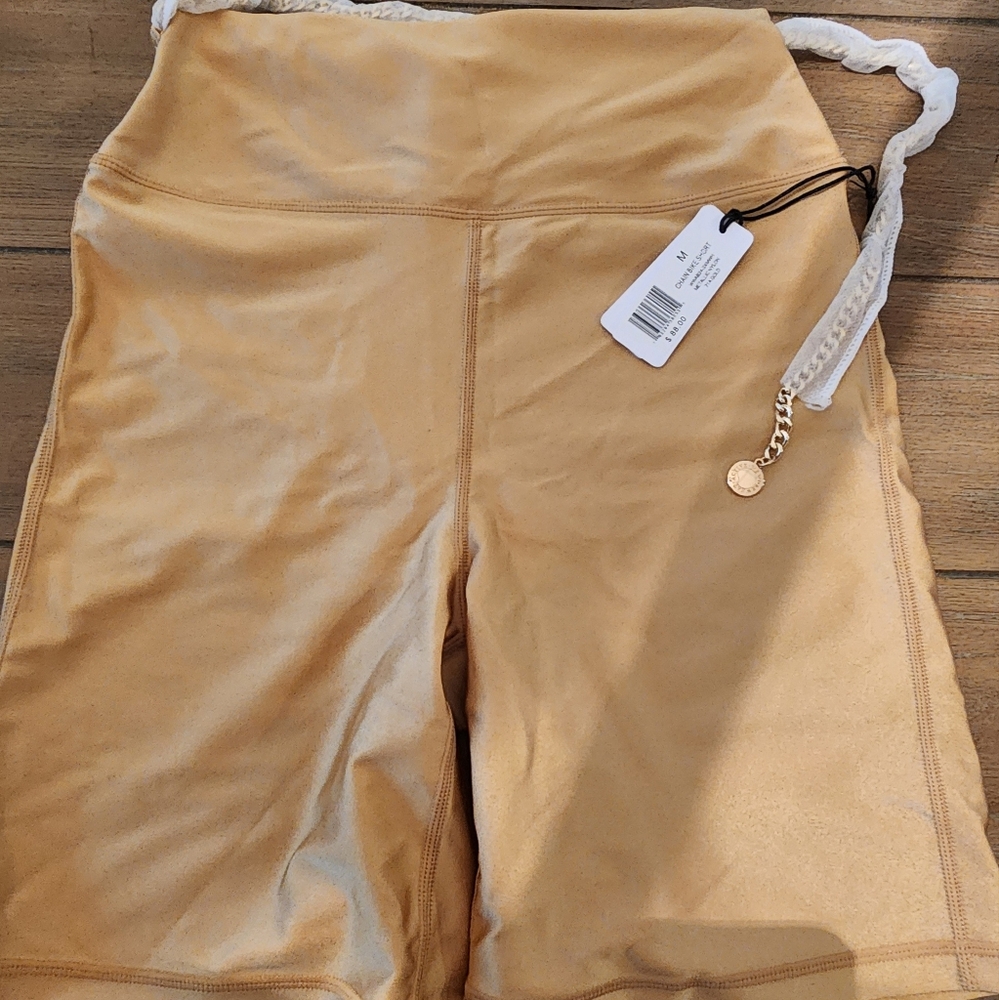 Weworewhat chain biker shorts